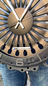 Clutch clock #BMW | Metal Works Studio