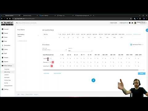 Price Matrix Tutorial
