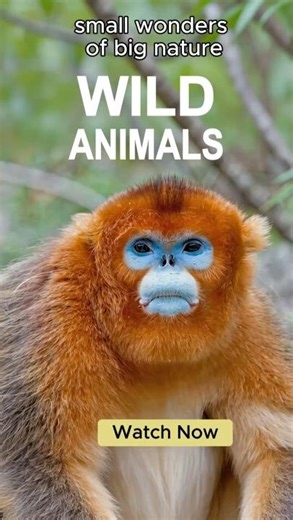 Meet the monkey that brings good luck in China #animals #culture #wildlife