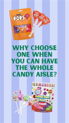 Why choose one when you can have the whole candy aisle? 🍭 Every floss pick = a new flavor adventure! 🌈 Shop all candy-collab flavors now @ Walmart.com Walmart #JMEandCo #CandyCollab #FlavoredFloss #HealthySmiles #SweetSmiles #KidsDentalCare #ShopWalmart #Walmart | JME & CO NYC