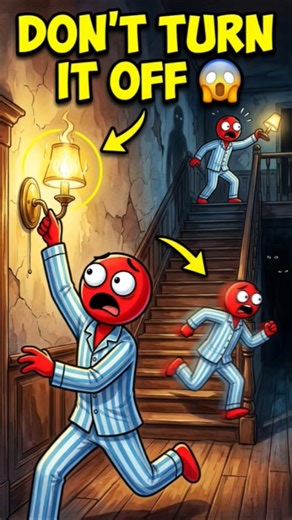 DON'T Turn Off The Light...I Regret IT😱 #haunted#thehaunting #stickman#scary#nightmares#cartoon