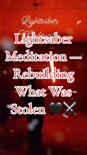 Lightsaber Meditation — Rebuilding What Was Stolen 🖤⚔️ A hacked empire may fall… but the blade remains steady. This is my quiet reset — breathing through grief, reclaiming space, and forging the new realm under Vexia Dark Wave. If you followed me before, find me again — the story continues here. Your support helps rebuild the galaxy, one spark at a time. ⚔️✨ #VexiaDarkWave #LightsaberMeditation #RecoveryJourney #NewAccount #RebuildTheEmpire @Colorado Counselor @Darkwarrior78 @🦇 🖤 Electro.Shar