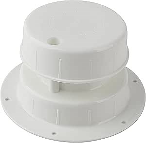 RV Plumbing Vent Caps Sewer Vent Cap Plastic Roof Cover for RV Trailer Motorhome Camper 1 to 2 3/8 Inch Pipe Replacement RV Roof Vent Cover Caps Kit - White