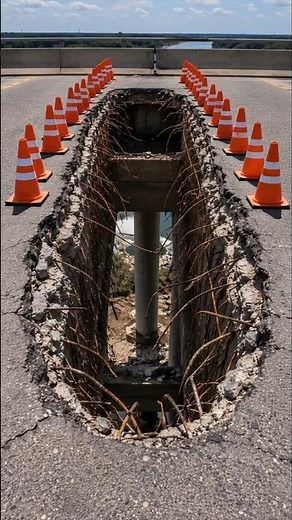 Highway Bridge Deck Failure Repair #shorts #viralshorts