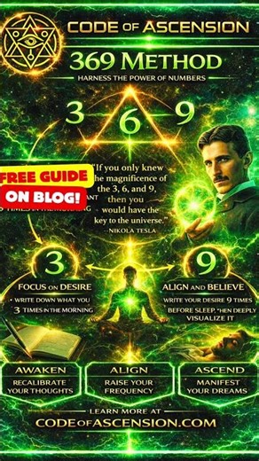 369 Method Explained: How to Use the 3 6 9 Manifestation Method Step by Step