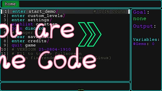 【解谜】You are the code试玩版全流程(5分钟开始加BGM）