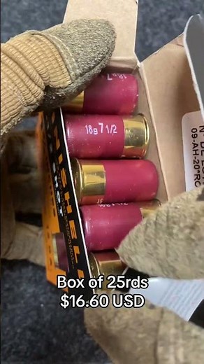 Aguila Minishell 12 Gauge 1-3/4 inch #gun #ammo #12 #shotgun #america #shorts