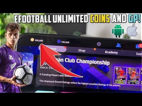 eFootball Hack/Mod Apk - How To Get Free GP & Coins in eFootball 2026 (iOS, Android) Tutorial