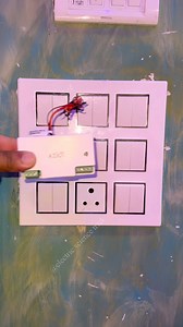 4.8M views · 44K reactions | https://amzn.to/4m7H9Ag  link normal switchboard convert smart switch bord #electrician #viral #engineering #tranding | Electric science trick | Facebook