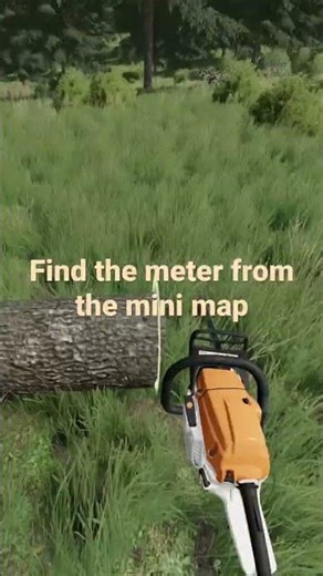 How to cut a tree in lengths in #farmingsimulator22 #fs22 #shorts #quicktips