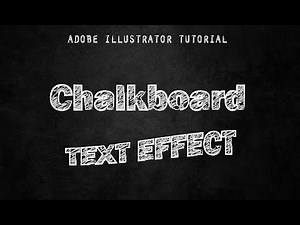 How to Create a Chalk Text Effect In Illustrator CC 2022