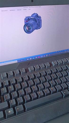 Camera 📸 logo in Ms Word By shortcut key | In English | Digital shortcut Hub. #shortcutkeys.