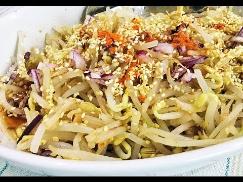 Bean sprout salad