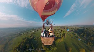 Floating in a balloon while playing 'Up'