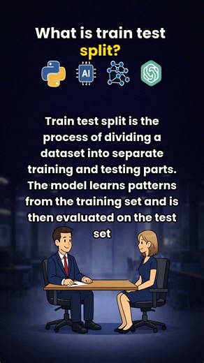 What is train test split? | DS Interview Question Every Candidate Should Know #DS...