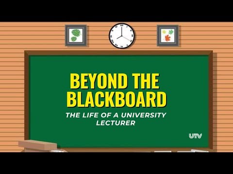 Beyond the Blackboard: The Life of a University Lecturer