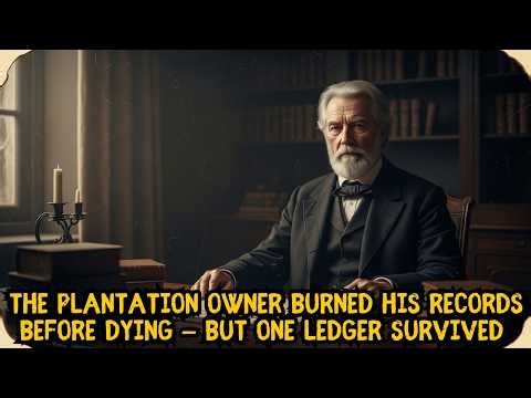The Plantation Owner Burned His Records Before Dying — But One Ledger Survived Dark American History