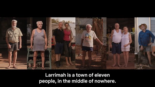 Larrimah is a tiny town in the middle of the outback with a population of 11...until one of them goes missing. 10 suspects remain. Oh, and a pet crocodile. It's basically Tiger King with Aussie accents. LAST STOP LARRIMAH is now streaming on Netflix UK/IE. | Netflix