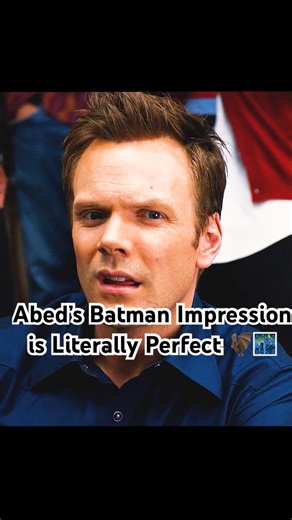 Abed’s Batman Impression is Literally Perfect 🦇🌃#community #shorts #shortvideo