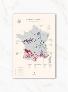 France Wine Map (digital Print)| Wine Regions, Appellations, Educational Tool & Gift for Wine Enthusiasts | Winery, Vineyard, Tastings Art - Etsy Australia