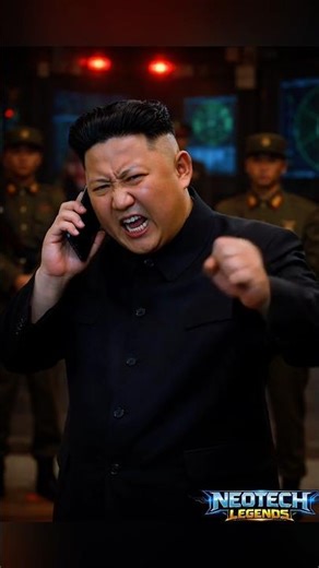 Kim Jong Un vs Trump Funny Phone Call 😂 | World War 3 Game Invitation#shorts #kimjongun #trump