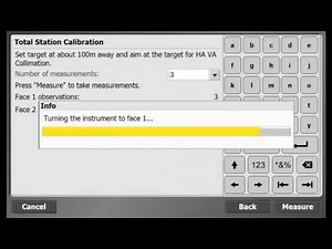 Trimble SCS900: Calibrate A TotalStation