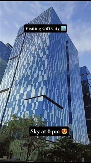 Visiting Gift City 🏙️ #skyview #giftcitygandhinagar #giftcity #sunview