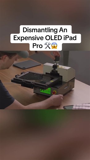 Dismantling An Expensive OLED iPad Pro 🛠️😱 #Teardown #iPadPro #Tech #Repair #Engineering