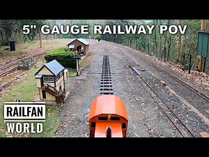 Train driver POV | 5" gauge miniature | Hornsby Model Engineers, Galston Valley Railway, Sydney