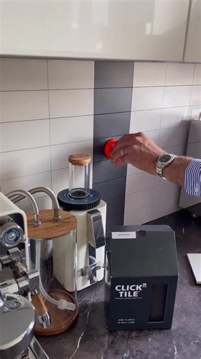 Art & Architecture on Instagram: "@clickntile is a Danish award winning design wall covering, that you can install yourself and change continuously. The tiles are made of ABS plastic and are re-usable. Video by @artphotoespresso. #tiledesign #diy #diyhomedecor #danishdesign #architects_need"