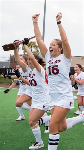 The @batesfieldhockey team made history Sunday when they defeated Wesleyan 2-0 to win the program’s first NESCAC championship! Now, the number four nationally ranked Bobcats host Amherst this Saturday at 11 a.m. in the Sweet 16 of the @ncaadiii tournament. Take a look at what makes this year’s championship team so special. #fieldhockey #d3fh #gobates #mesports #whyd3 | Bates College Athletics