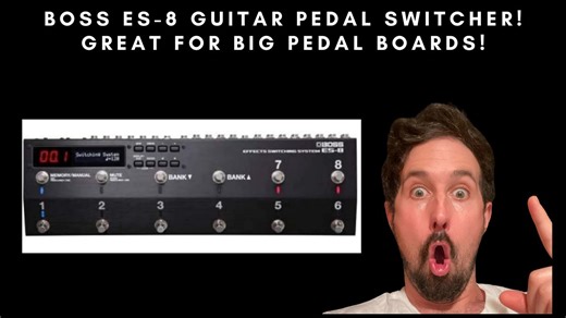 Watch Boss ES-8 Guitar Pedal Switcher Review Video on Amazon Live