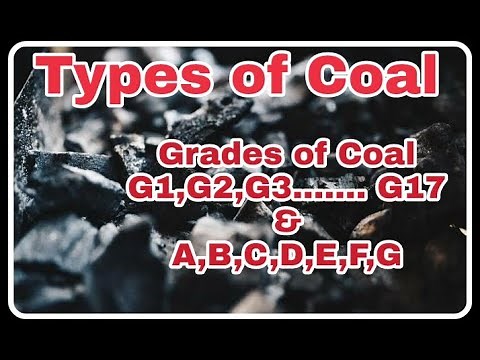 Types Of Coal | Grades Of Coal | Anthracite Coal | Bituminous Coal | Peat Coal | Lignite Coal