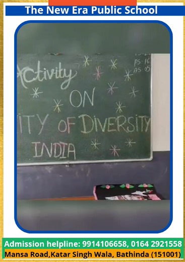 🌏✨ Unity in Diversity Activity by Grade 6 ✨🌏 Students of Grade 6 beautifully showcased the spirit of “Unity in Diversity” through creative presentations, traditional attire, and inspiring thoughts. Each child represented a different culture, language, and tradition of India — showing how our differences make us stronger and more united as one nation. 🇮🇳❤️ Their performances reflected the true essence of togetherness, respect, and harmony. 🌸 #UnityInDiversity #Grade6Activity #CulturalHarmony