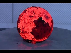 Red Hot Cannonball in Water/Ice