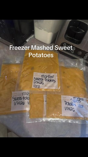 Mashed Sweet Potatoes Recipe for the Freezer