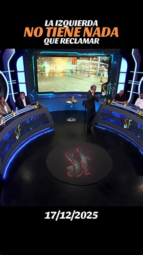 LA IZQUIERDA NO TIENE NADA QUE RECLAMAR, PORQUE NO LO HICIERON ANTES?