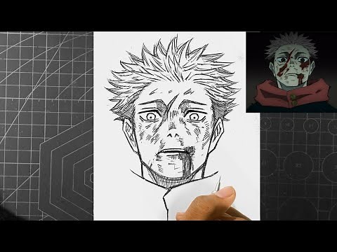 How To Draw Itadori Yuji "I'M YOU" 🔥 Jujutsu Kaisen Season 2 || Step by Step Tutorial