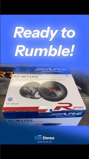 Alpine R2-W12D2 Unboxing | 750W RMS Subwoofer Power You Can Feel!