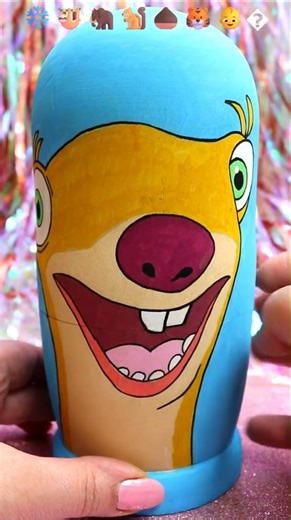 ASMR UNBOXING Ice Age Nesting Dolls Review ❤️#shorts #asmr #iceage #nostalgic #trending #viral #fyp