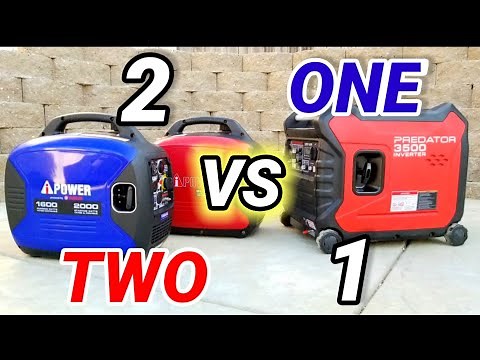 2 Generators In parallel VS 1 Large Generator Which is better?? Predator 3500 vs 2 generators