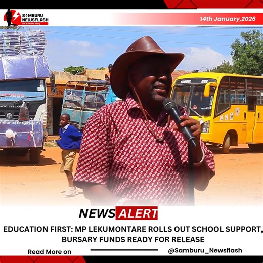 SAMBURU EAST MP Jackson Lekumontare today intensified his education support program, distributing mattresses, school boxes, and essential school materials to learning institutions across the constituency. The initiative is benefiting 13 schools and reaching over 1,250 students, with a special focus on needy learners who lack basic school necessities. The intervention seeks to improve student welfare, dignity, and learning conditions. Speaking during the exercise, the MP reaffirmed his unwavering
