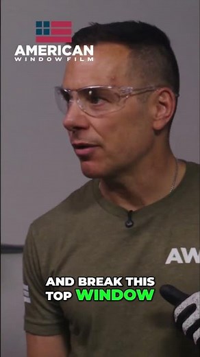 3M Security Film Break-In Test on Residential Window