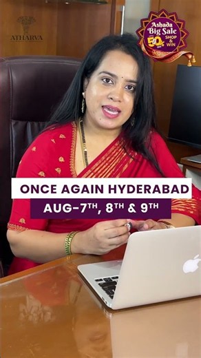 Atharva is bringing an exclusive showcase of authentic Pure Mysore Silk Sarees to Hyderabad | 3 days