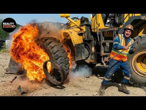 Moments Filmed Seconds Before Disaster | Idiots in Cars. Ridiculous Worker Mistakes Caught on Camera