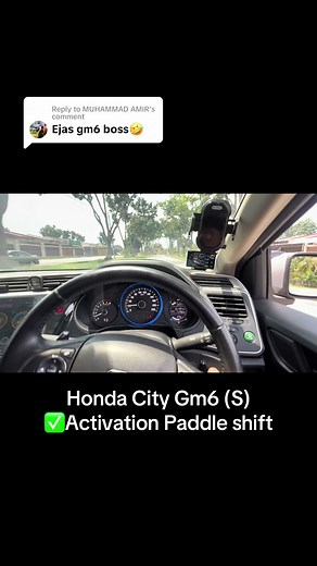 Honda City Gm6 Activation Paddle Shift Features