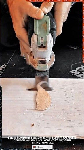 Oscillating Multi Tool: Versatile Machine Precision Cutting Innovation #tool #tools #innovation