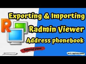 How to Export and Import Radmin Viewer Address IP