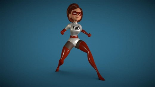 The incredible transformation of Elastigirl on screen