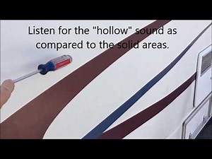 Why RV, Motorhome, & Camper Walls Delaminate, & the #1 DIY Fix. Epoxy Injection solves the problem!